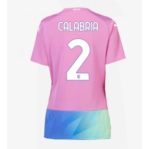 AC Milan Davide Calabria #2 Replica Third Stadium Shirt for Women 2023-24 Short Sleeve